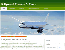Tablet Screenshot of bollywoodtravels.de